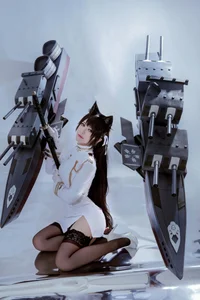 Ban Ban Zi Cosplay: Atago from Azur Lane 46P Photo Set - image 37