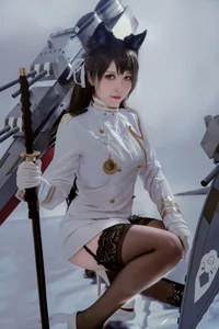 Ban Ban Zi Cosplay: Atago from Azur Lane 46P Photo Set - image 7