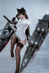 Ban Ban Zi Cosplay: Atago from Azur Lane 46P Photo Set - image 6