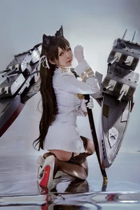 Ban Ban Zi Cosplay: Atago from Azur Lane 46P Photo Set - image 1