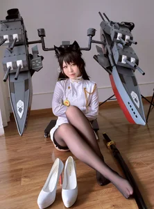 Ban Ban Zi Cosplay: Atago from Azur Lane 46P Photo Set - image 23