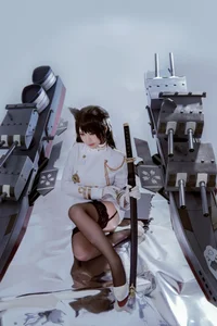 Ban Ban Zi Cosplay: Atago from Azur Lane 46P Photo Set - image 18