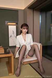 Elegant Sophistication: Lu Xuan Xuan in White Suit - XiuRen No.10650 - image 14