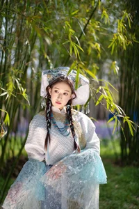 Elegant Artistic Portrait Photography: Featuring Zang Yi Tong in YiTuYu Art Language Vol.9027 Collection - image 0
