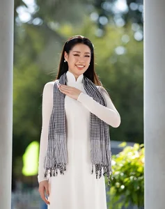 Vietnamese Beauty Queens Celebrate National Day in Elegant Traditional Ao Dai Fashion - image 2