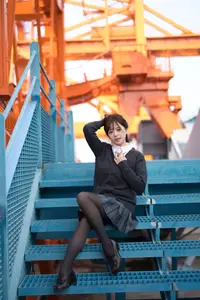 YiTuYu Vol.8824: Xiao Yi Schoolgirl Charm in Urban Setting - Captivating Youthful Elegance - image 11