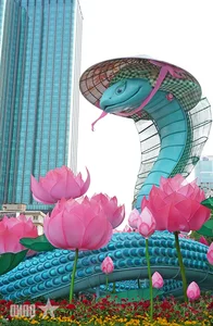 Nguyen Hue Flower Street 2025: The Majestic Snake Mascot Revealed - image 17