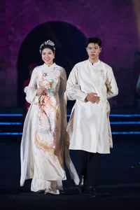 Elegant Vietnamese Fashion: Thảo Vân and Her Son Showcase Traditional Ao Dai Designs - image 9