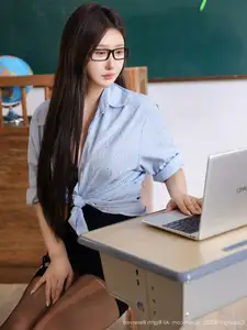 Discover Jin Yun Xi Yuki: Elegant & Seductive Teacher from XiuRen No.10634 Series - image 47