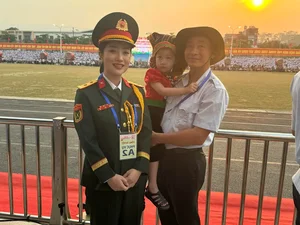Captivating Beauty of the Female Soldier at Dien Bien Military Parade - image 3