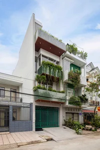 A Serene 4-Story Townhouse Design Infused with Traditional Western Vietnamese Soul - image 5