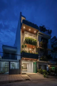 A Serene 4-Story Townhouse Design Infused with Traditional Western Vietnamese Soul - image 11