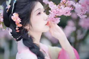 Zi Yu's Ethereal Beauty Amidst Cherry Blossoms – A YiTuYu Art Language Vol.8834 Masterpiece - image 7