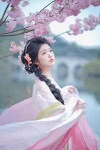 Zi Yu's Ethereal Beauty Amidst Cherry Blossoms – A YiTuYu Art Language Vol.8834 Masterpiece - image 3