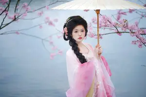 Zi Yu's Ethereal Beauty Amidst Cherry Blossoms – A YiTuYu Art Language Vol.8834 Masterpiece - image 12