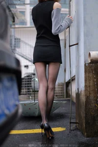 IESS Xiao Liu Rain Series: Atmospheric Black Silk Photography Collection - image 47