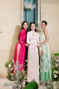 Timeless Elegance: Đặng Thu Thảo Shines in Exquisite Traditional Vietnamese Ao Dai - image 9