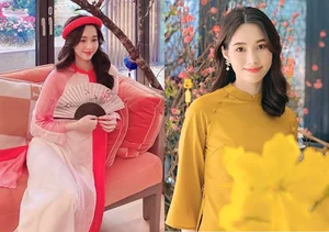 Timeless Elegance: Đặng Thu Thảo Shines in Exquisite Traditional Vietnamese Ao Dai - image 1