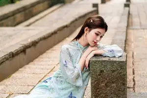 Graceful Ao Dai Girl Amidst Bamboo: Timeless Beauty and Serenity - image 1