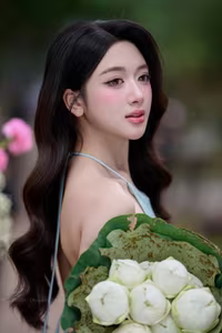 VGU No.146: Enchanting Vietnamese Beauty A Vision of Grace and Elegance with Fresh Blooms - image 6