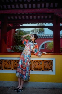 Timeless Elegance of Man Li by the Red Wall - YiTuYu Vol.8871 - image 9
