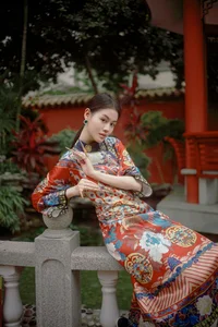 Timeless Elegance of Man Li by the Red Wall - YiTuYu Vol.8871 - image 41