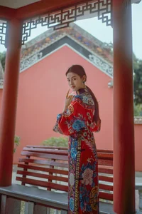 Timeless Elegance of Man Li by the Red Wall - YiTuYu Vol.8871 - image 43