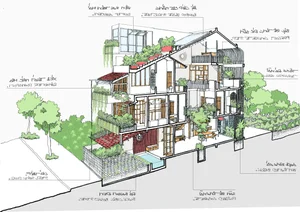 Modern Comfort Meets Rural Charm: The Unique 3-Story Green Villa in Da Nang - image 12