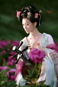 Elegant Floral Portraits with Li Zhi Xiao Ye: Romantic Peony Garden Aesthetic Vol.9113 - image 8