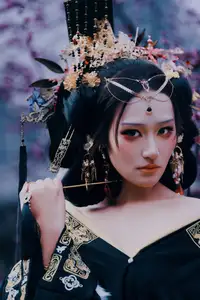 YiTuYu Vol.8704 Xiao Hong: Mysterious Traditional Beauty with Pipa by the Lake - image 8