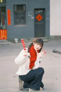 YiTuYu Vol.8562: Sai Xi Xi Li Ma Radiates Festive Charm in Warm Winter Style - image 23