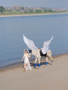 Ethereal Pegasus Muse by the Sea - YiTuYu Art Language Vol.8882 - image 12