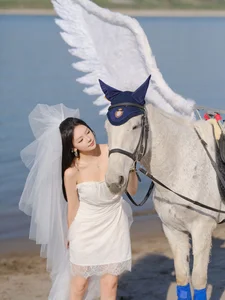 Ethereal Pegasus Muse by the Sea - YiTuYu Art Language Vol.8882 - image 0