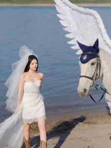 Ethereal Pegasus Muse by the Sea - YiTuYu Art Language Vol.8882 - image 3