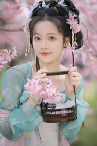 Graceful Mian Mian Si Yuan Dao Amidst Cherry Blossoms Vol.8684 - YiTuYu Art Language - image 8