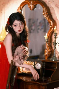 Moody Dark Style Portrait Photography by YiTuYu Art Language Vol.9119 featuring Model Xiao Dai Tong Xue - Artistic Urban Fashion Aesthetic - image 19