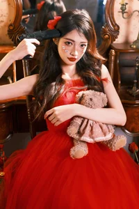 Moody Dark Style Portrait Photography by YiTuYu Art Language Vol.9119 featuring Model Xiao Dai Tong Xue - Artistic Urban Fashion Aesthetic - image 10