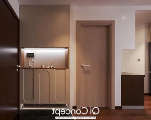Elegant Akari City 2-Bedroom Interior Design Featuring Soft Curved Aesthetics and Space Optimization - image 8