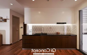 Elegant Akari City 2-Bedroom Interior Design Featuring Soft Curved Aesthetics and Space Optimization - image 7