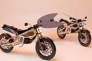 Explore Solaris by MASK Architects: The first self-charging solar electric motorcycle, heralding a new era of green mobility. - image 4