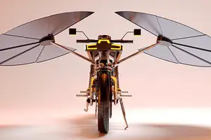 Explore Solaris by MASK Architects: The first self-charging solar electric motorcycle, heralding a new era of green mobility. - image 9