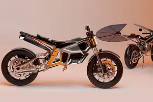 Explore Solaris by MASK Architects: The first self-charging solar electric motorcycle, heralding a new era of green mobility. - image 6