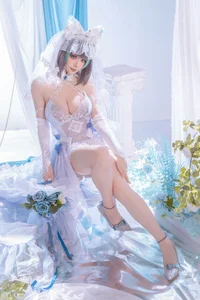 Hoshilily Azur Lane Cheshire Cosplay: A Perfect Recreation of the Beloved Character in 45 High-Quality Photos - image 0