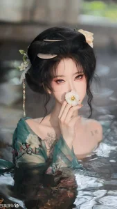Stunning Cosplay Model Goes Viral for Her Unusual Pet Snakes - image 1