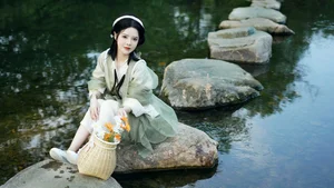Elegant Visual Series: YiTuYu Art Language Vol.4256 Feng Zai Qi Shi Portrait Gallery - image 4