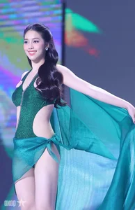 Military Elegance: Tran Ngoc Chau Anh Shines at Miss Vietnam 2024 - image 5