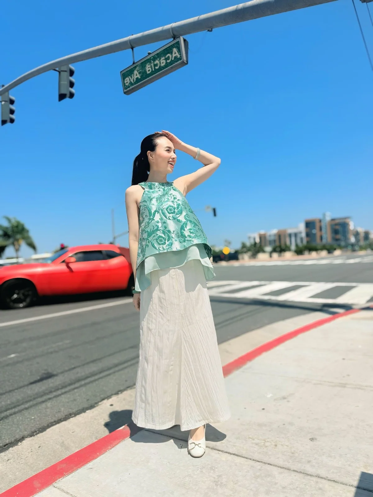 Actress Dinh Ngoc Diep Surprises Fans with Youthful Look at 41