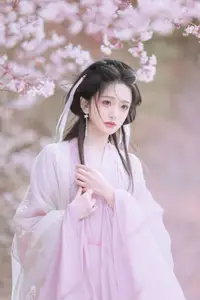 YiTuYu Vol.8754: Chi Yan Zai Zhe Li - Ethereal Ancient Beauty Amidst White Blossoms - image 4