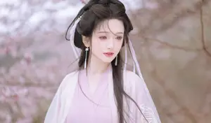 YiTuYu Vol.8754: Chi Yan Zai Zhe Li - Ethereal Ancient Beauty Amidst White Blossoms - image 2