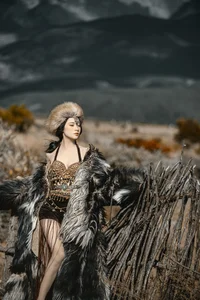 Art Language Vol.6484 Ran Ran: A Serene Journey Through Artistic Photography - image 2
